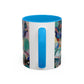Matisse, Henri - Woman with a Hat (1905) - Colorful Accent Mugs