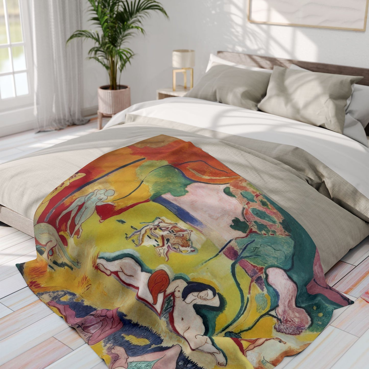 Matisse, Henri - The Joy of Life (1905) - Arctic Fleece Blanket