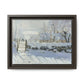 Monet, Claude - The Magpie (1868) - Matte Canvas, Framed