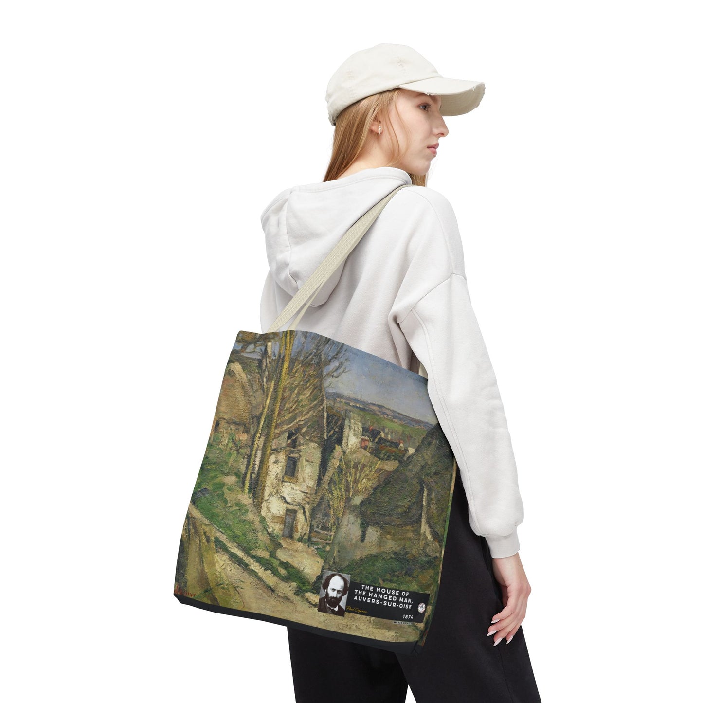 Cézanne, Paul - The House of the Hanged Man, Auvers-sur-Oise (1874) - Tote Bag