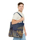 Pissarro, Camille - The Boulevard Montmartre At Night (1897) - Tote Bag