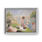 Seurat, Georges - Bathers at Asnières (1884) - Matte Canvas, Framed