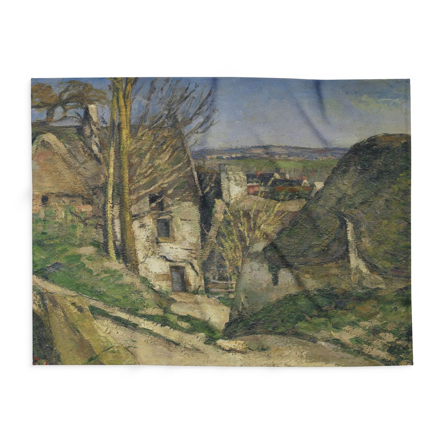 Cézanne, Paul - The House of the Hanged Man, Auvers-sur-Oise (1874) - Arctic Fleece Blanket