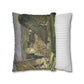 Cézanne, Paul - The House of the Hanged Man, Auvers-sur-Oise (1874) - Suede Square Pillowcase
