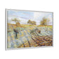 Pissarro, Camille - Hoarfrost (1873) - Matte Canvas, Framed