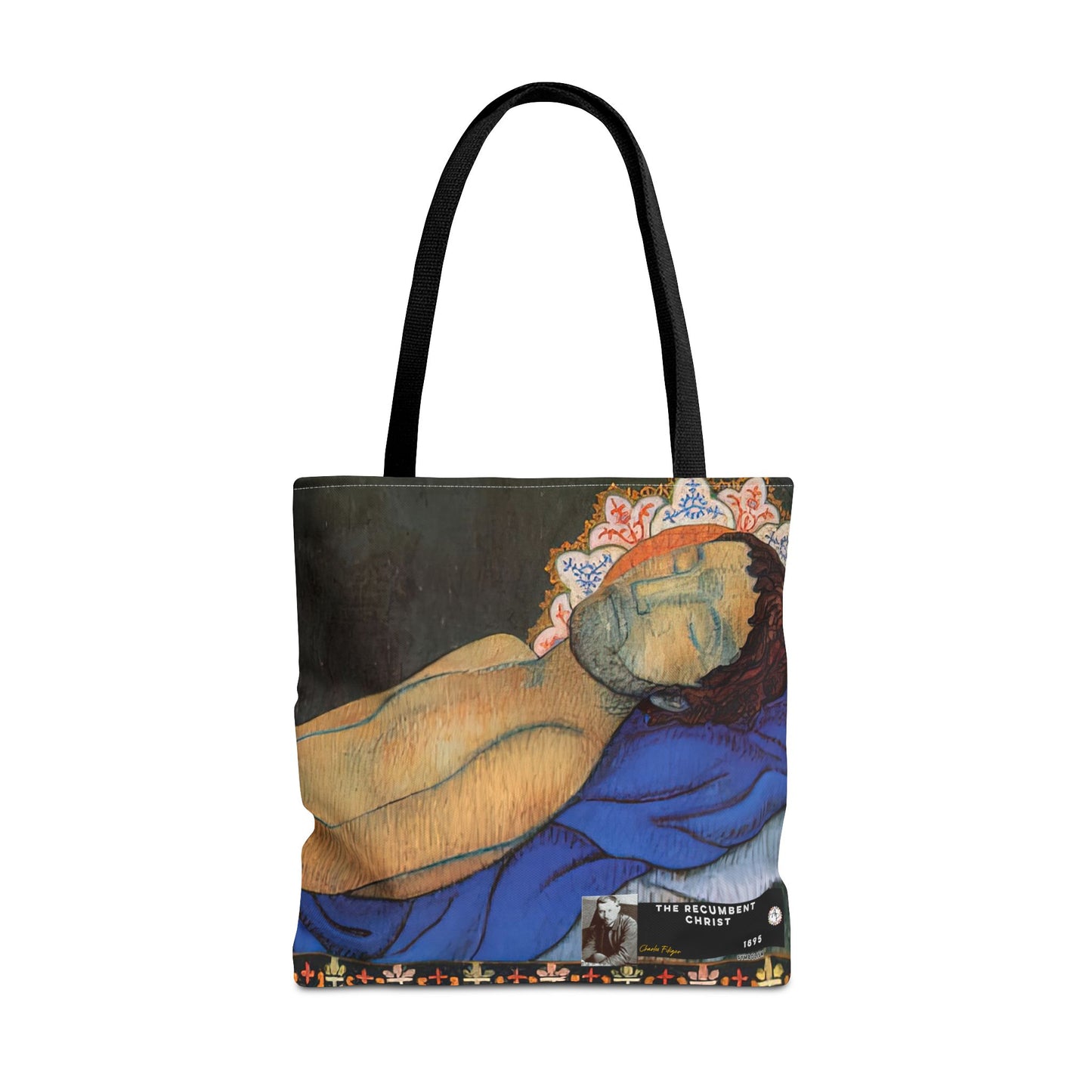Filiger, Charles - The Recumbent Christ (1895) - Tote Bag