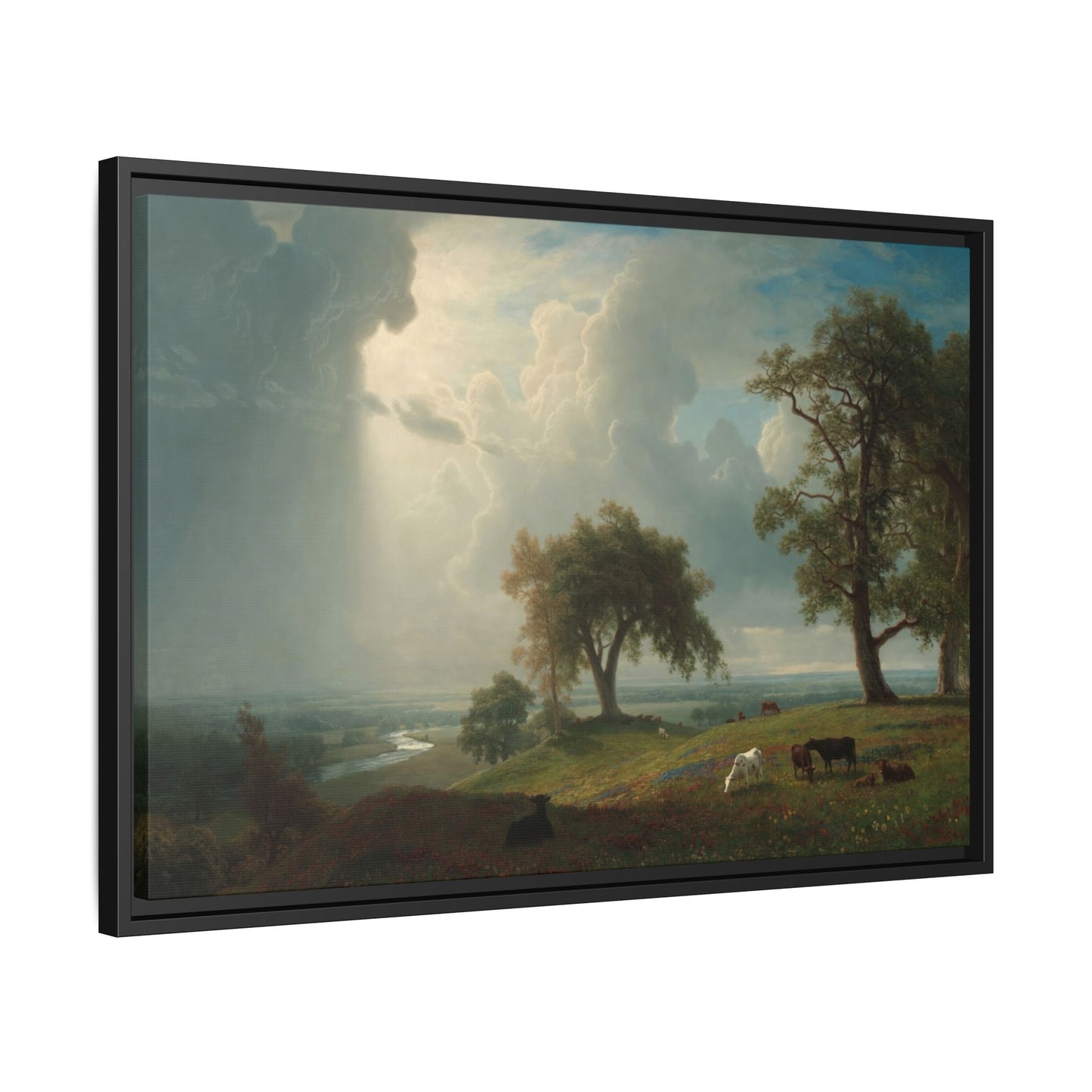 Bierstadt, Albert - California Spring (1875) - Matte Canvas, Framed