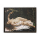 Courbet, Gustave - Woman with a Parrot (1866) - Matte Canvas, Framed