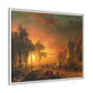 Bierstadt, Albert - Emigrants Crossing the Plains (1867) - Matte Canvas, Framed