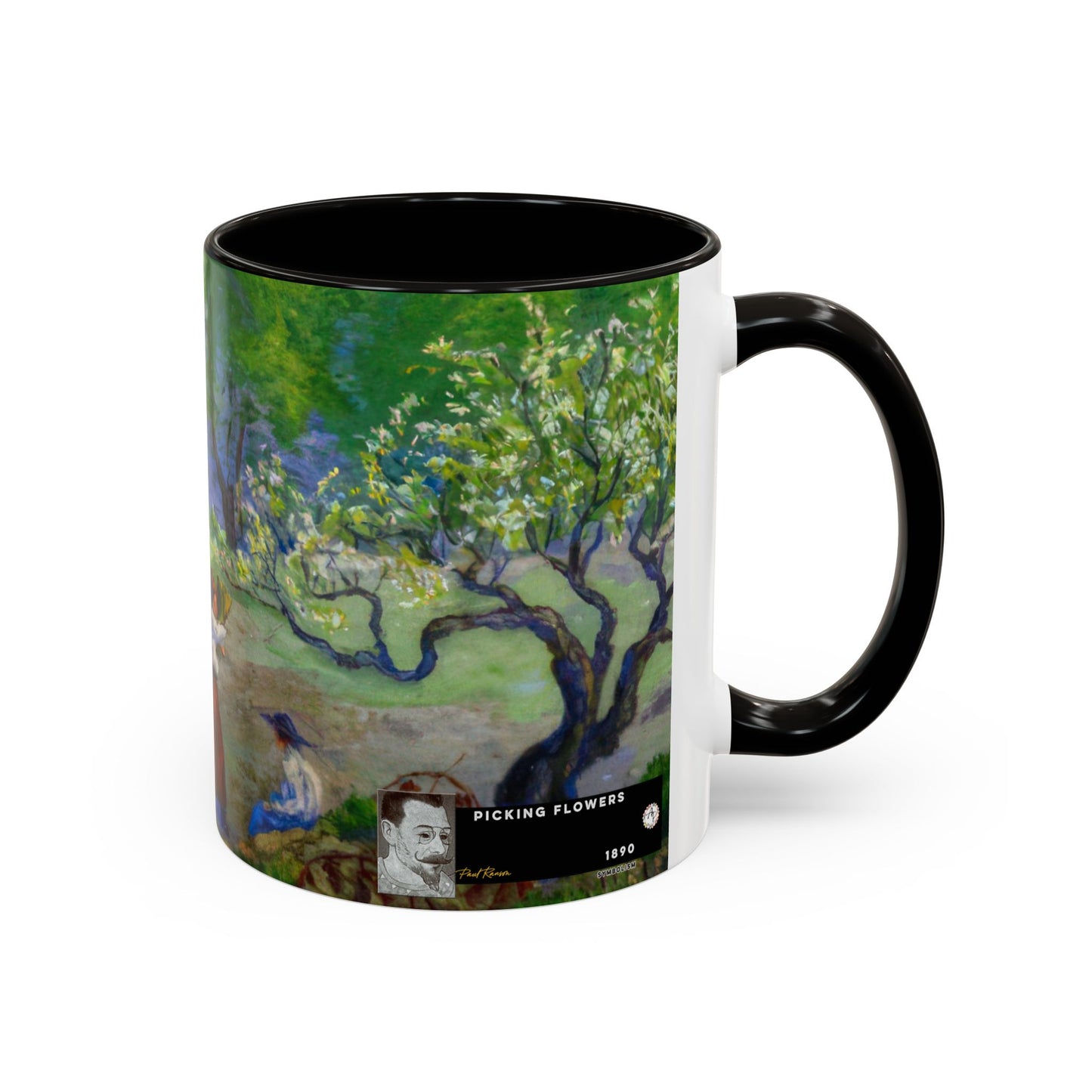 Ranson, Paul - Picking Flowers (1890) - Colorful Accent Mugs