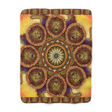 Lion Summer Mandala - Sherpa Fleece Blanket