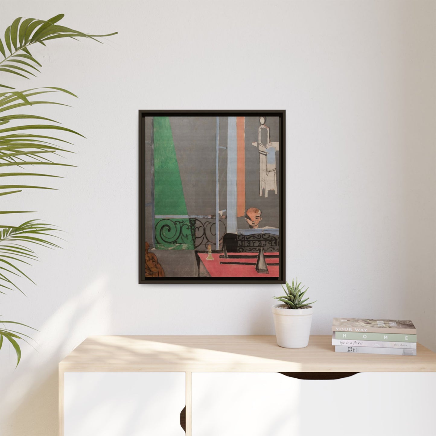 Matisse, Henri - Piano Lesson (1916) - Matte Canvas, Framed