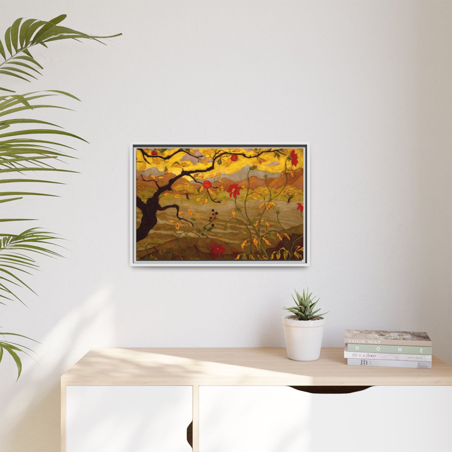 Ranson, Paul - Apple Tree with Red Fruit (1902) - Matte Canvas, Framed