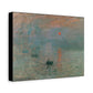 Monet, Claude - Impression, Sunrise (1872) - Canvas Block, unframed