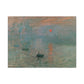 Monet, Claude - Impression, Sunrise (1872) - Canvas Block, unframed