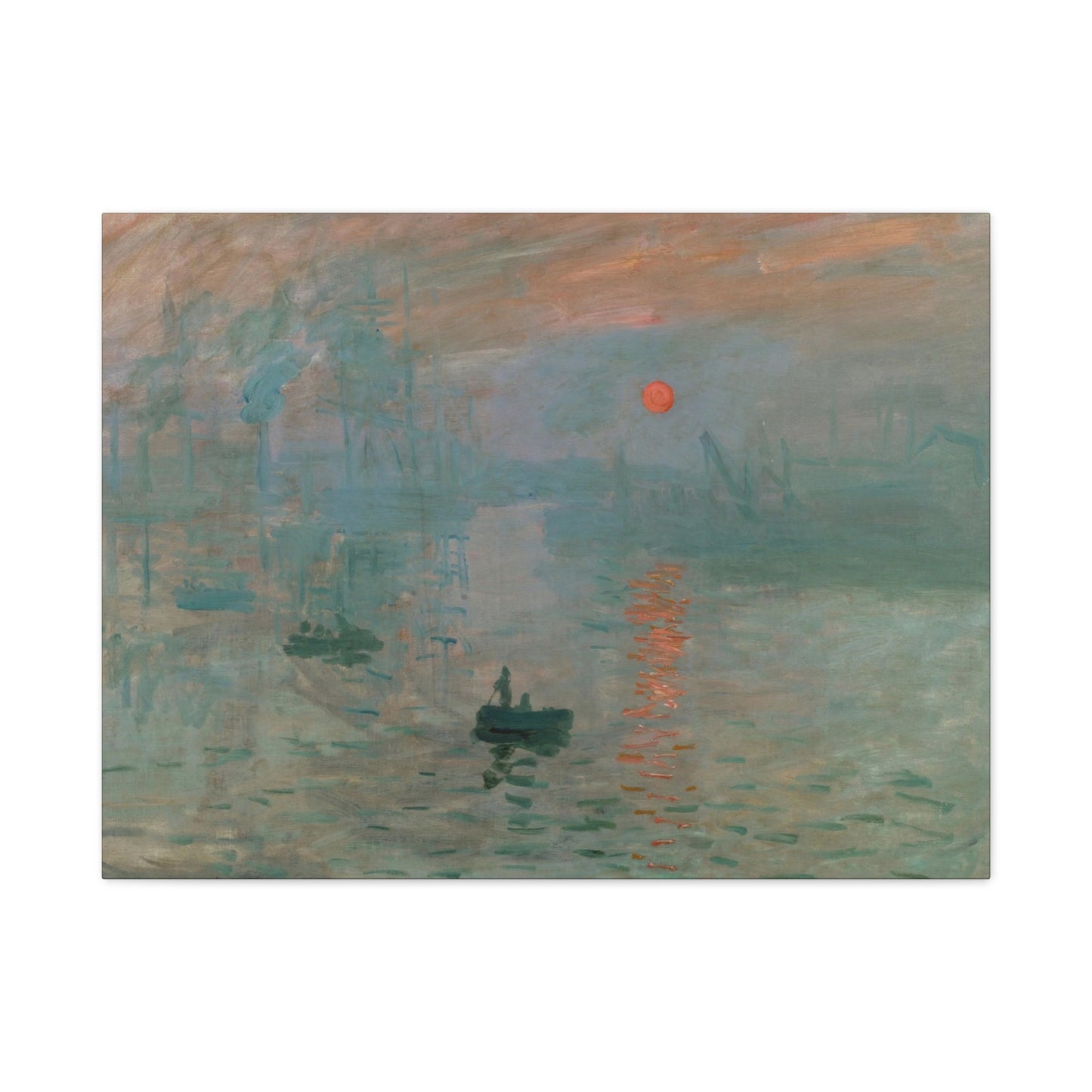 Monet, Claude - Impression, Sunrise (1872) - Canvas Block, unframed