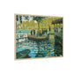Monet, Claude - La Grenouillere (1869) - Matte Canvas, Framed
