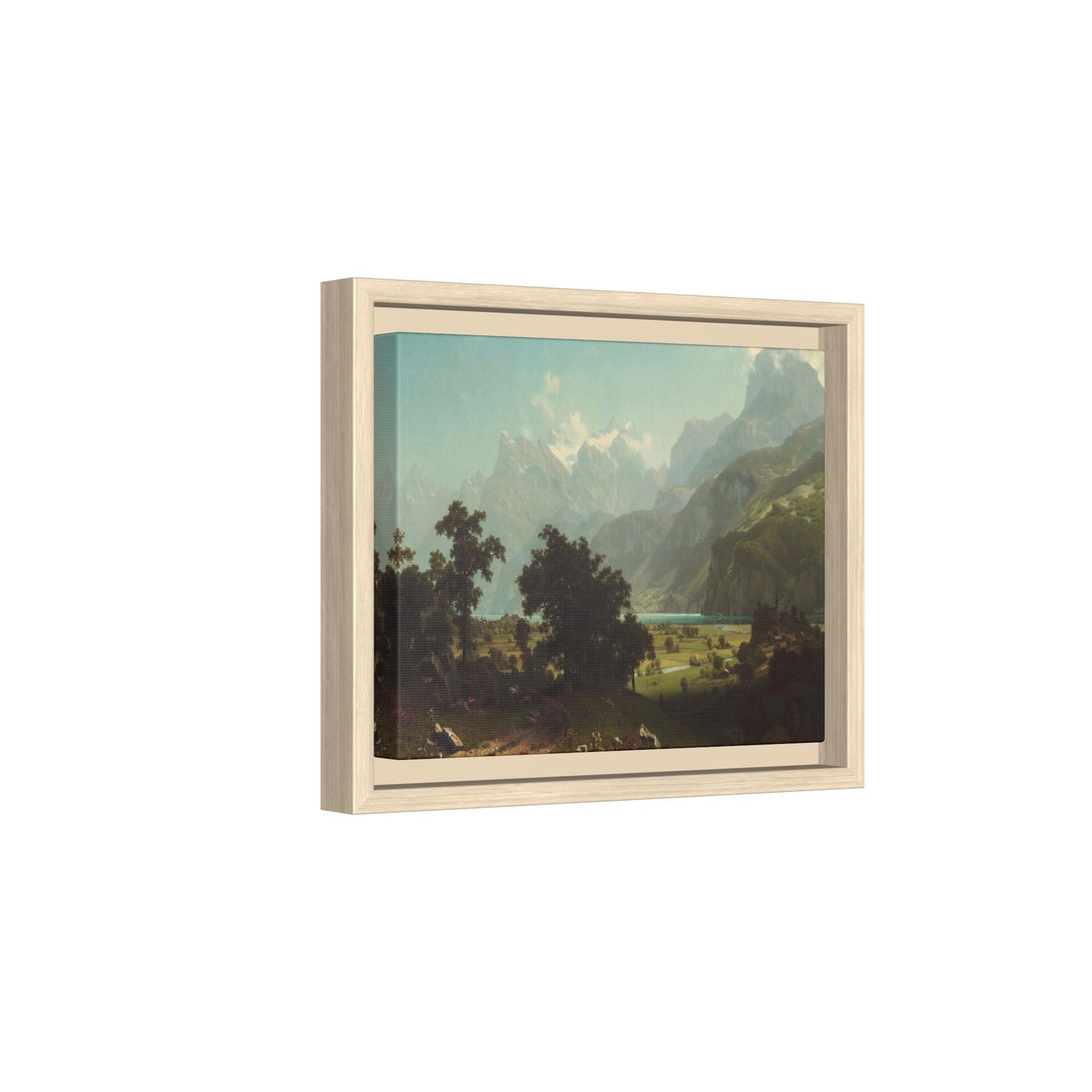 Bierstadt, Albert - Lake Lucerne (1858) - Matte Canvas, Framed