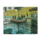 Monet, Claude - La Grenouillere (1869) - Canvas Block, unframed