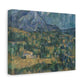 Cézanne, Paul - Mont Sainte-Victoire (1902) - Canvas Block, unframed