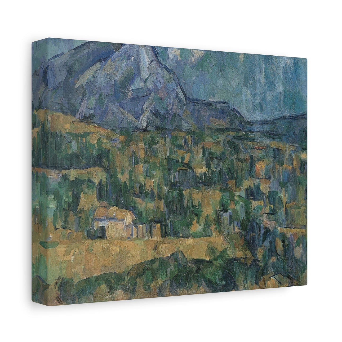 Cézanne, Paul - Mont Sainte-Victoire (1902) - Canvas Block, unframed