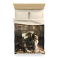Courbet, Gustave - The Painter’s Studio (1855) - Microfiber Duvet Cover
