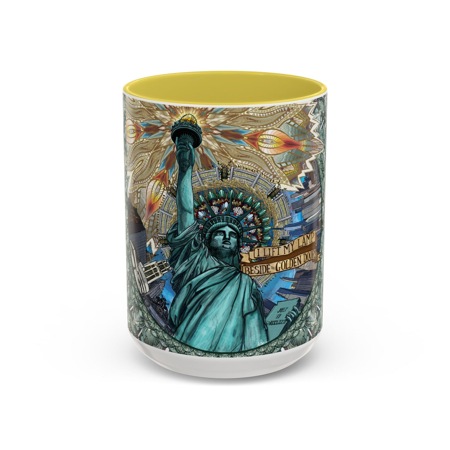Pacio, Adam - Liberty Mandala - Colorful Accent Mugs