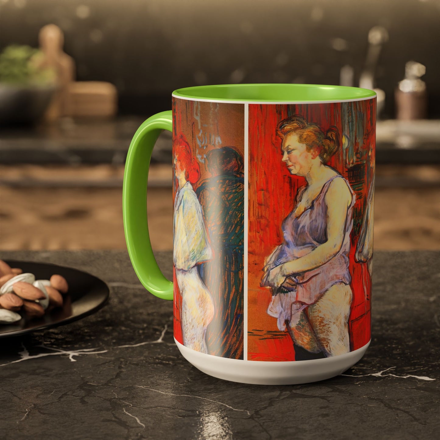 Toulouse-Lautrec, Henri - The Medical Inspection (1894) - Colorful Accent Mugs