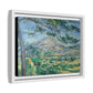 Cézanne, Paul - Mont Sainte-Victoire with Large Pine (1887) - Matte Canvas, Framed