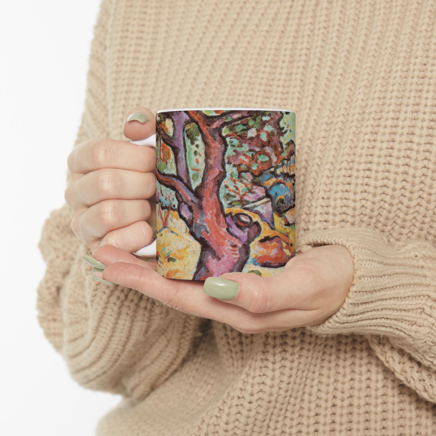 Braque, Georges - Olive Tree near L'Estaque (1906) - Ceramic Mug