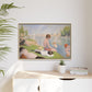 Seurat, Georges - Bathers at Asnières (1884) - Matte Canvas, Framed