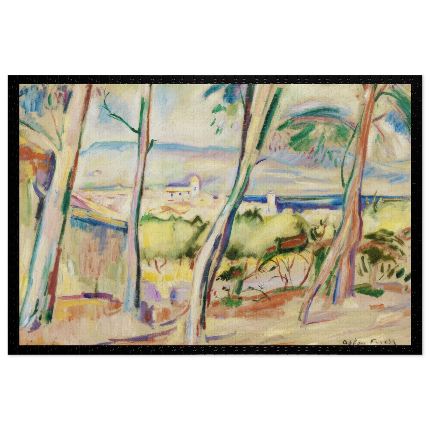 Friesz, Othon - Landscape at La Ciotat (1907) - 1000pc Jigsaw Puzzle