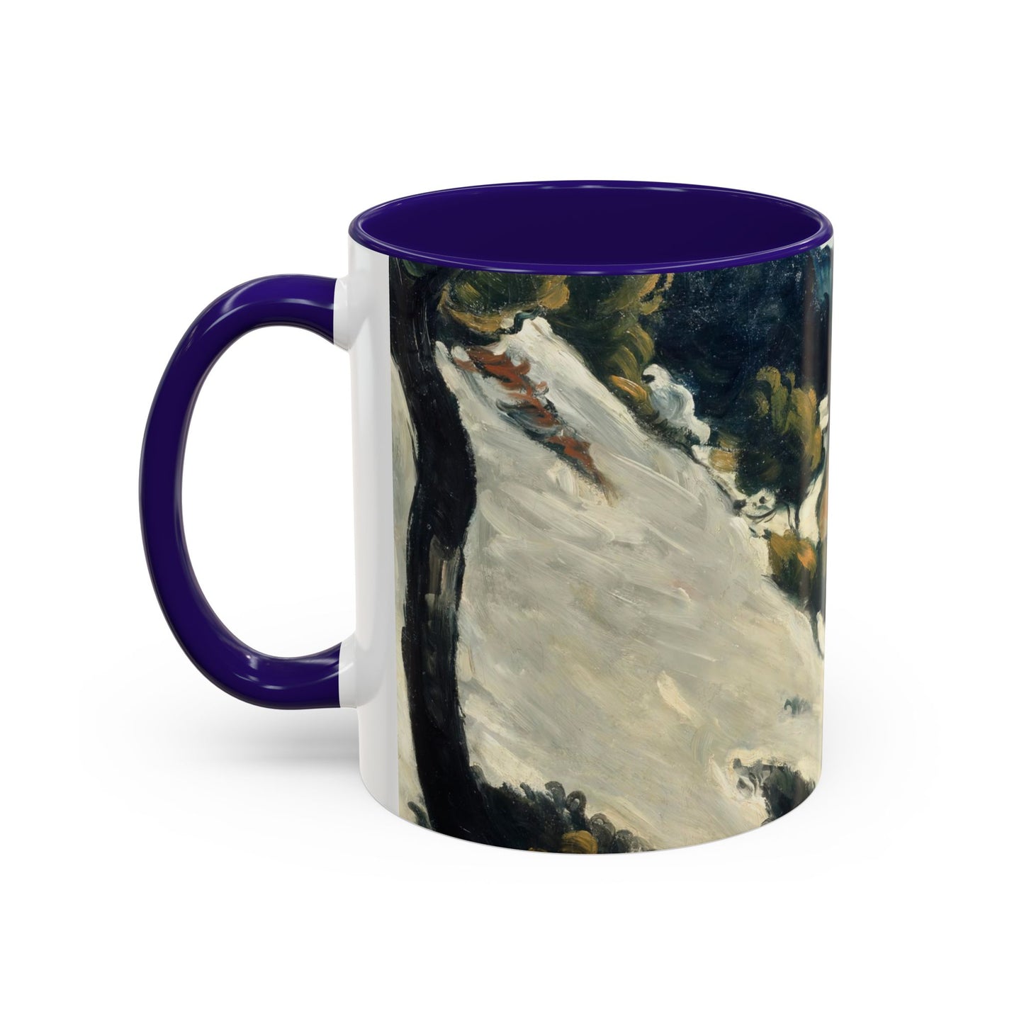 Cézanne, Paul - A Modern Olympia (1874) - Colorful Accent Mugs