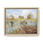 Pissarro, Camille - Hoarfrost (1873) - Matte Canvas, Framed