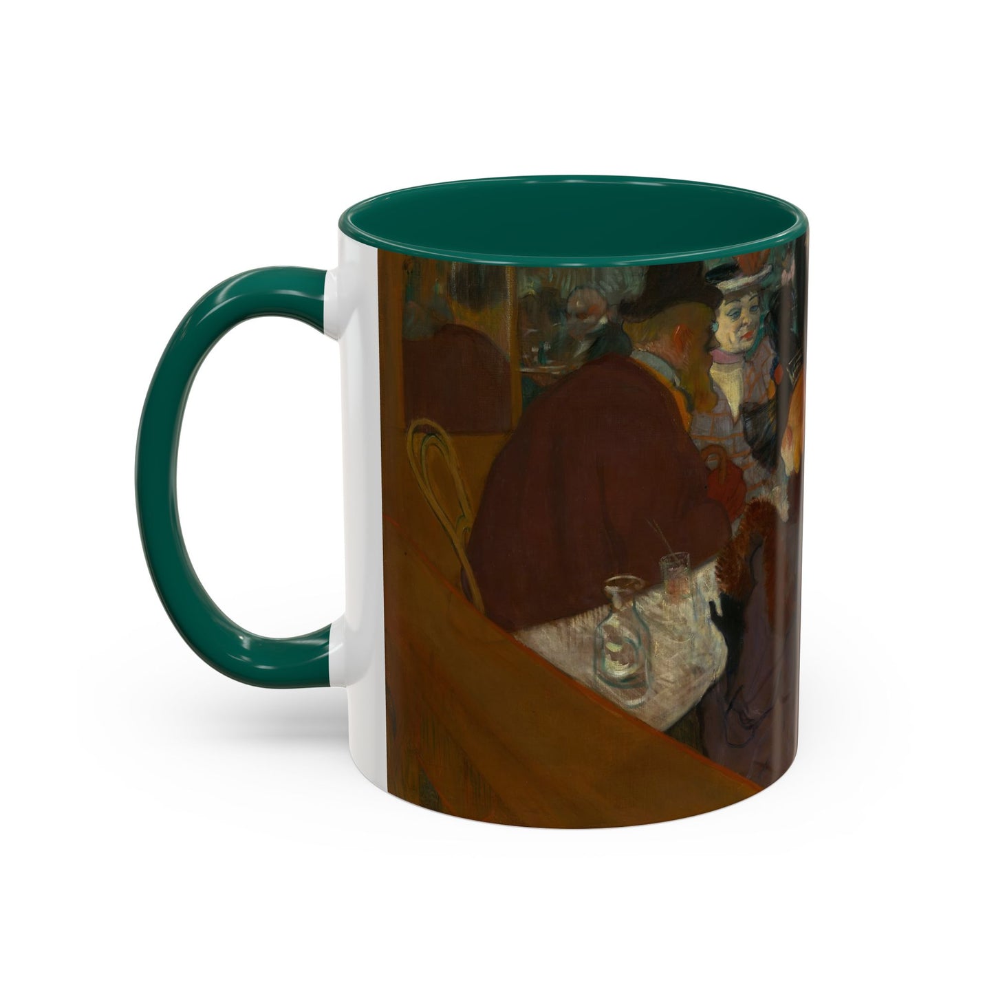 Toulouse-Lautrec, Henri - At the Moulin Rouge (1892) - Colorful Accent Mugs