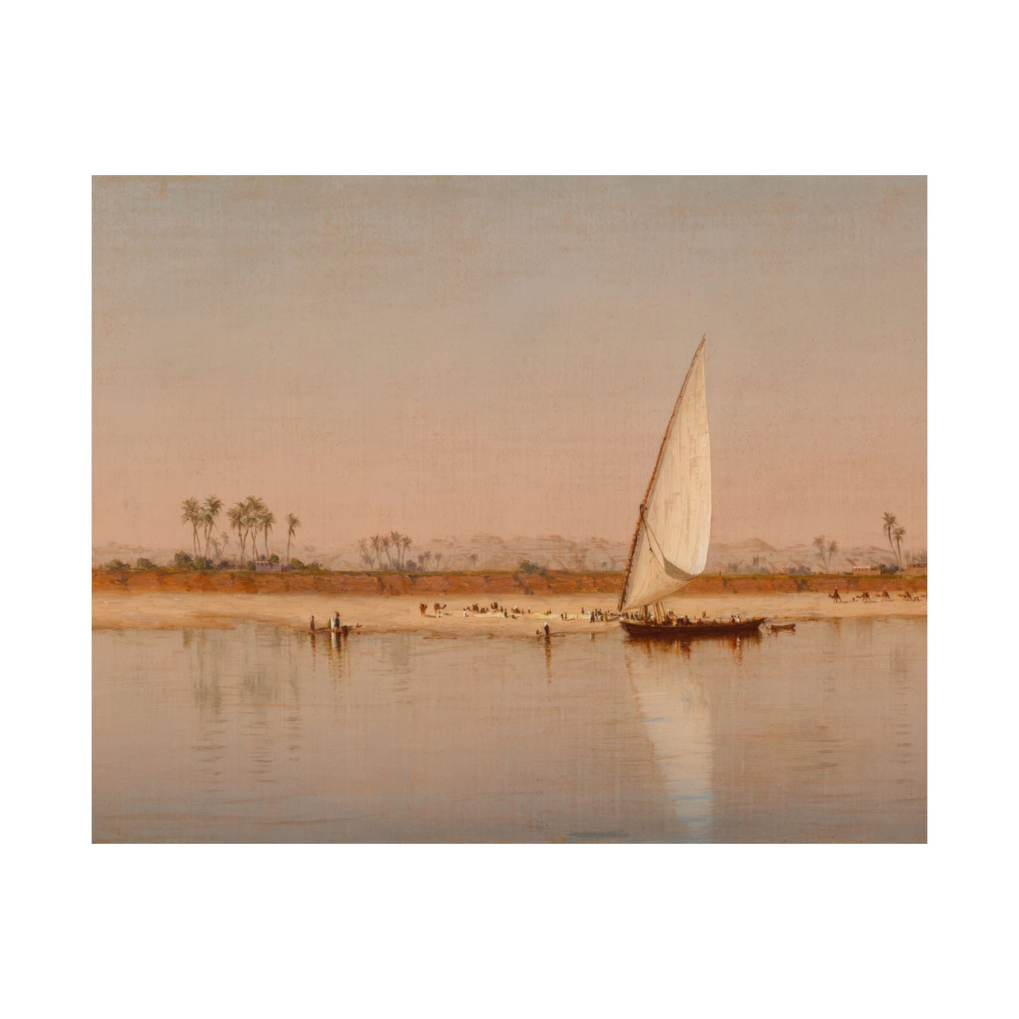 Gifford, Sanford Robinson - On the Nile (1872) - Satin Posters