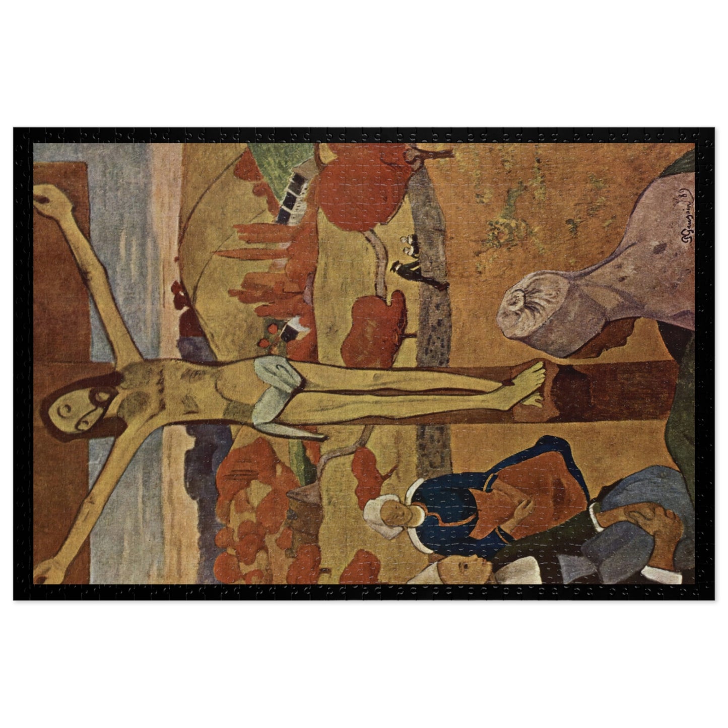 Gauguin, Paul - The Yellow Christ (1889) - 1000pc Jigsaw Puzzle