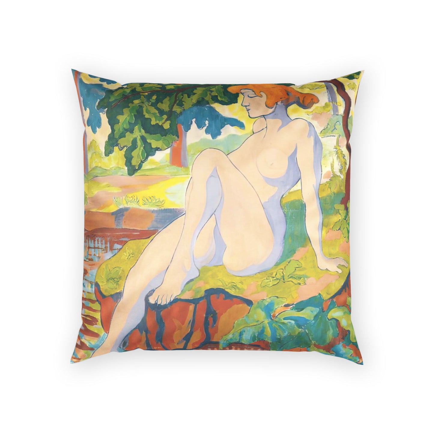Ranson, Paul - Bather (1898) - Poly Velvet Pillow