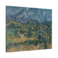 Cézanne, Paul - Mont Sainte-Victoire (1902) - Canvas Block, unframed