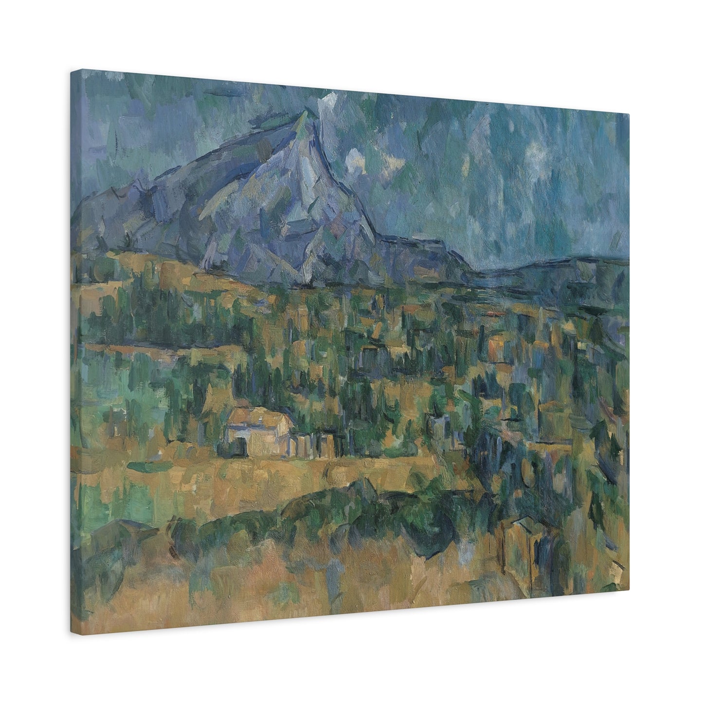 Cézanne, Paul - Mont Sainte-Victoire (1902) - Canvas Block, unframed