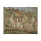 Pissarro, Camille - Red Roofs, Corner of a Village in Winter (1877) - Canvas Block, unframed