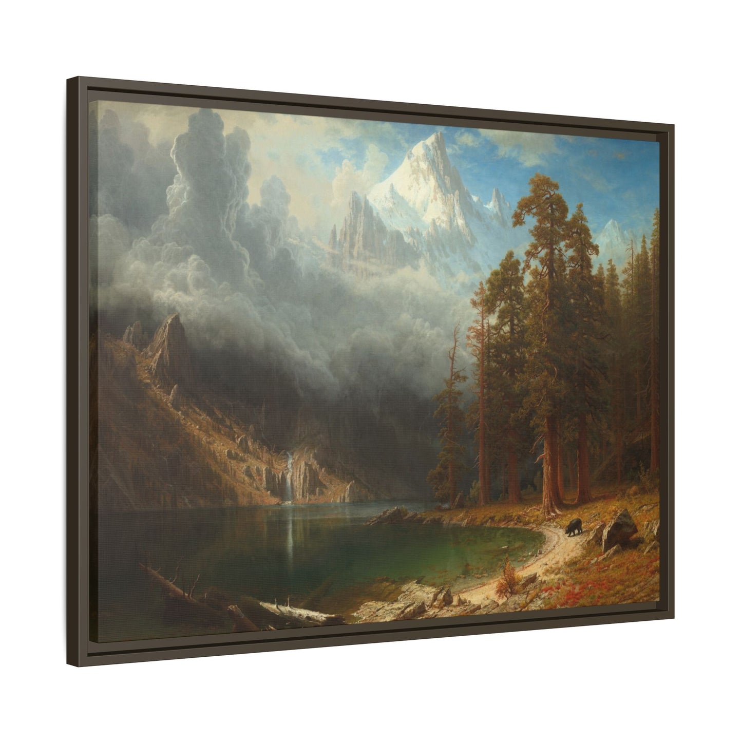 Bierstadt, Albert - Mount Corcoran (1877) - Matte Canvas, Framed