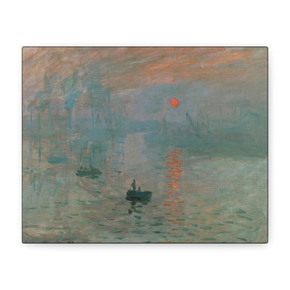 Monet, Claude - Impression, Sunrise (1872) - Canvas Block, unframed
