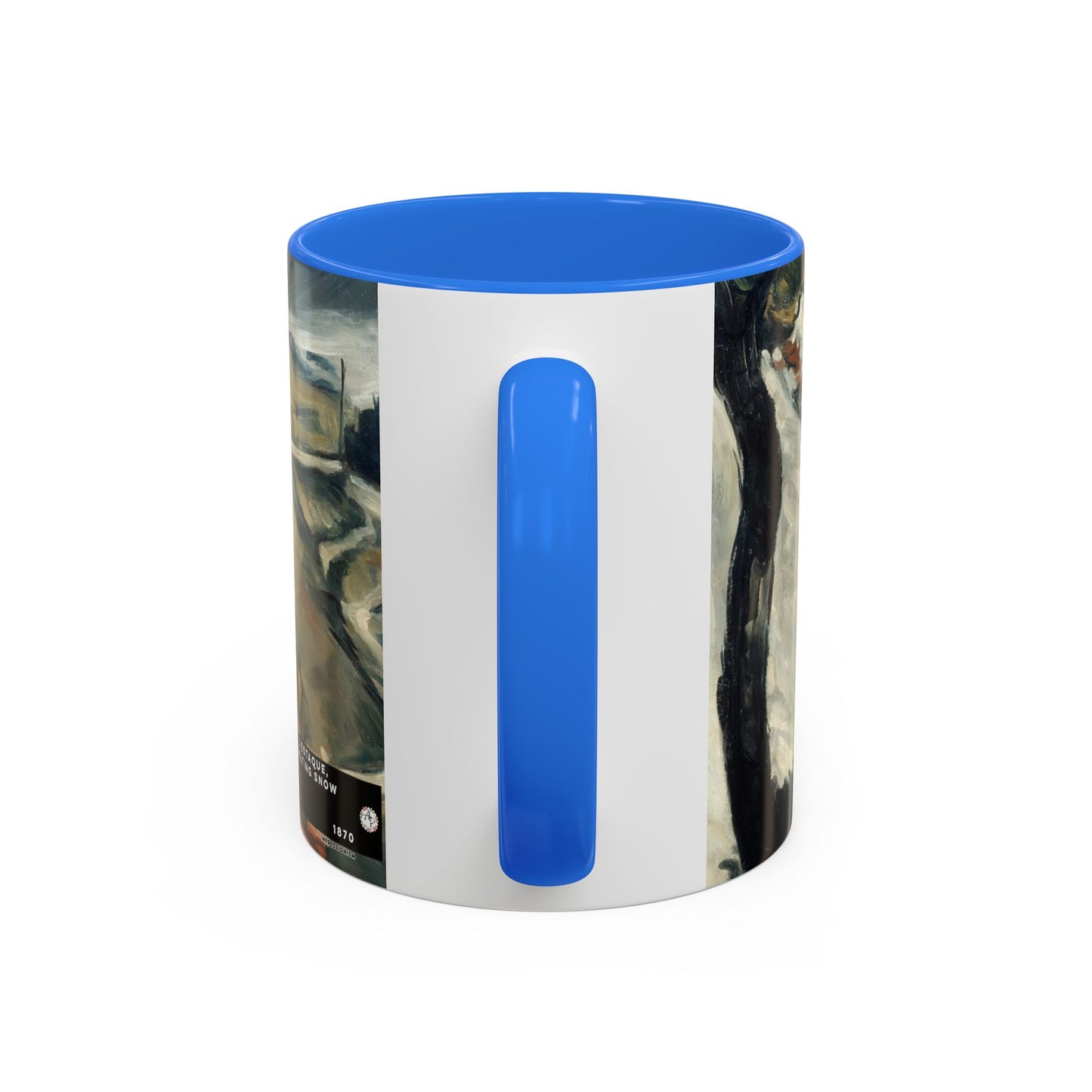 Cézanne, Paul - A Modern Olympia (1874) - Colorful Accent Mugs