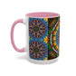 Pacio, Adam - Emerald Arrows Mandala - Colorful Accent Mugs