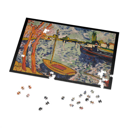 de Vlaminck, Maurice - The River Seine at Chatou (1906) - 1000pc Jigsaw Puzzle