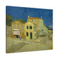 Van Gogh, Vincent - The Yellow House (1888)- Canvas Block, unframed