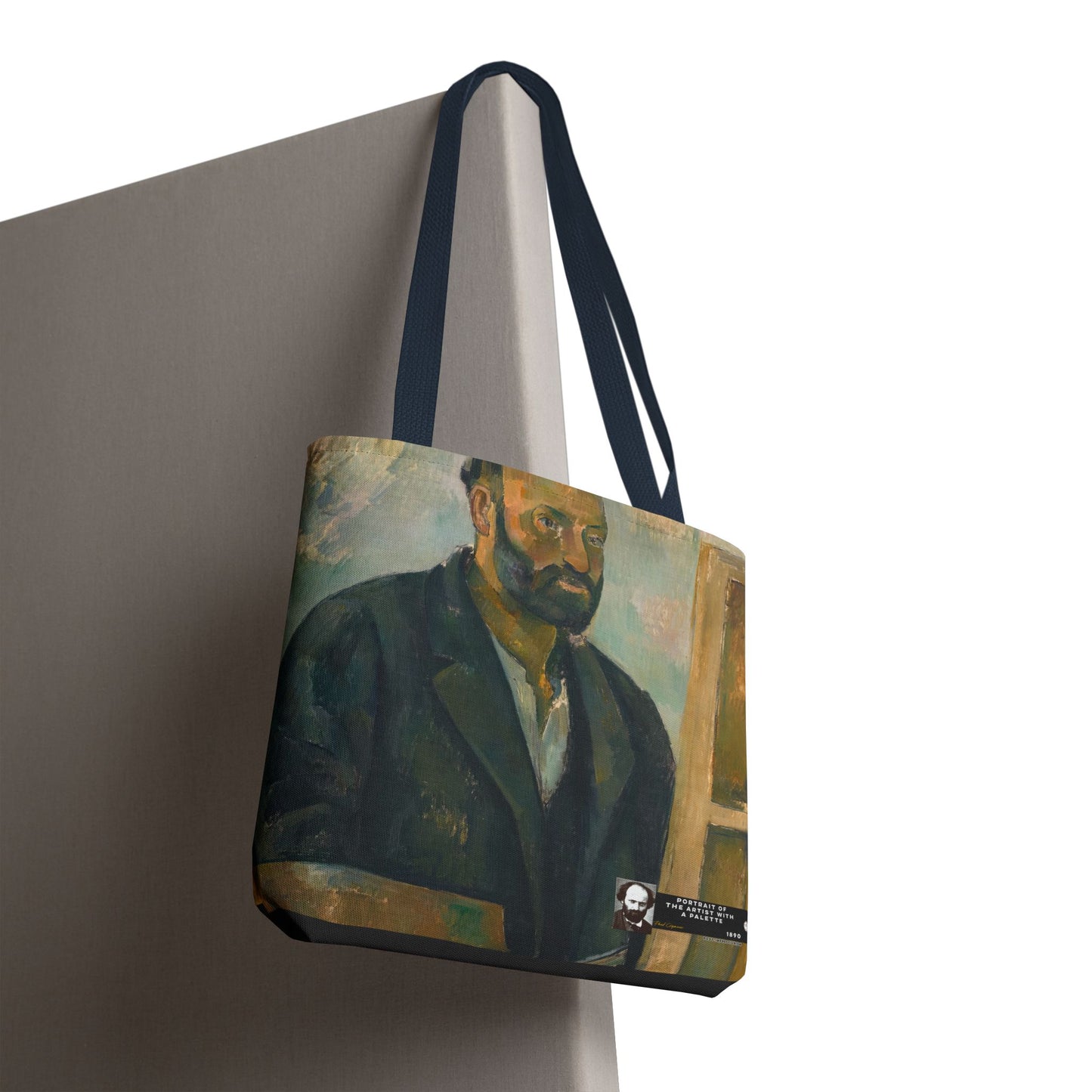 Cézanne, Paul - Portrait of the Artist with a Palette (1890) - Tote Bag