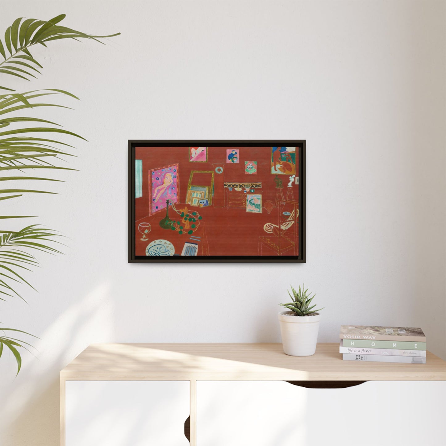 Matisse, Henri - The Red Studio (1911) - Matte Canvas, Framed