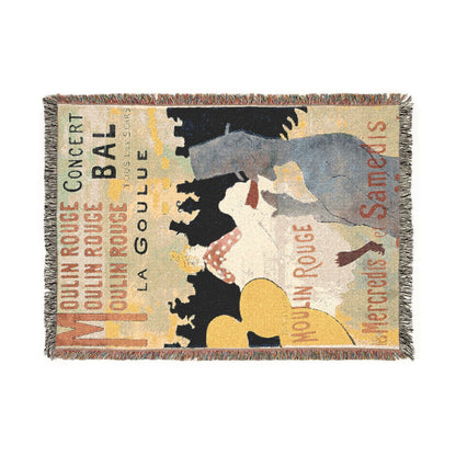 Lautrec, Henri - Moulin Rouge - La Goulue (1891) - Woven Blanket